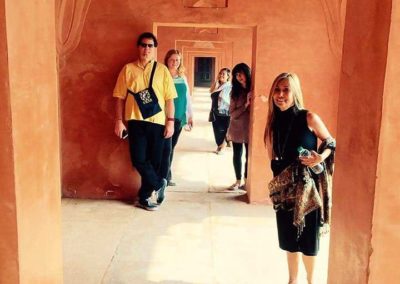 At the Agra Fort in Agra, India